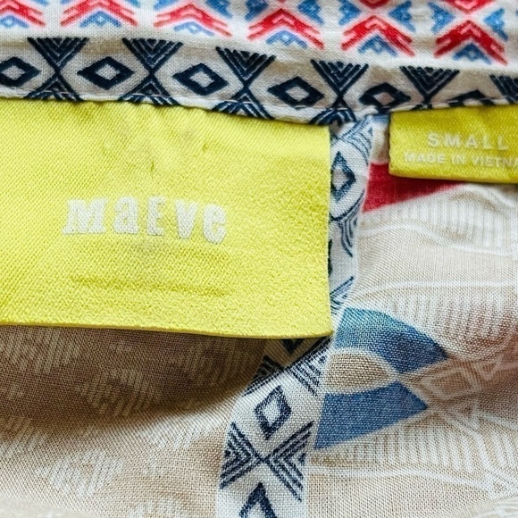 Anthropologie Maeve Button Front Blouse - Picture 4 of 5